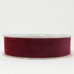 NASTRO DOUBLE VELVET MM25X7MT RED  -