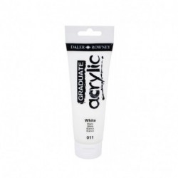 TEMPERA ACRILICA GRADUATE 120ML BIANCO