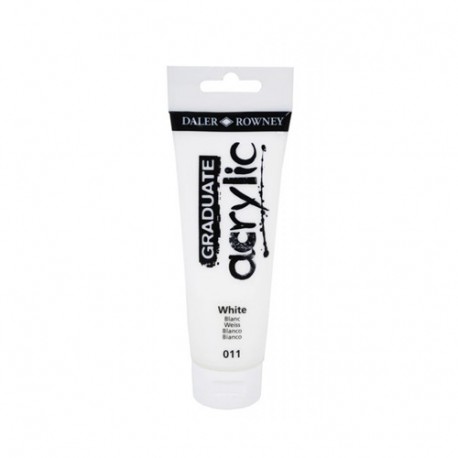 TEMPERA ACRILICA GRADUATE 120ML BIANCO