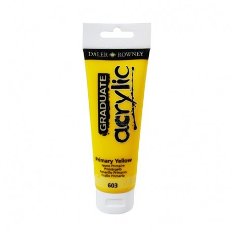 TEMPERA ACRILICA GRADUATE 120ML GIALLO