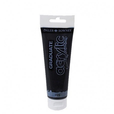 TEMPERA ACRILICA GRADUATE 120ML NERO