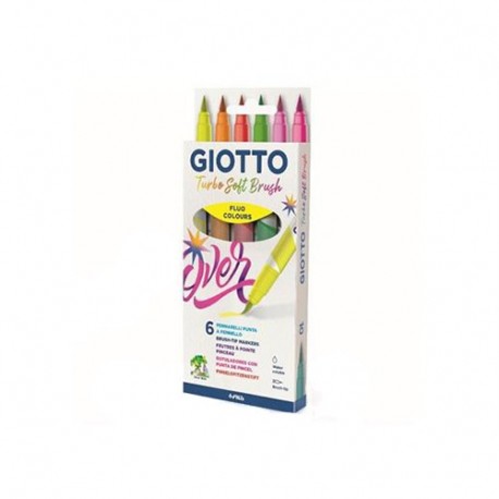 PENNARELLI GIOTTO TURBO SOFT BRUSH 6PZ