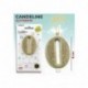 CANDELE GLITTERATE ORO 8CM N.0  -