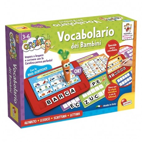 LISC.GIOCO CAROTINA VOCABOLARIO DEI BAMB