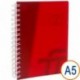 AGENDA 24 GIORN.15X21 SPIRALATA ROSSO