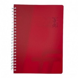 AGENDA 24 SETT. 21X26 SPIRALATA ROSSA