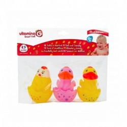 GOMMOLOSI PAPERE E GALLINA 3PZ BL  -