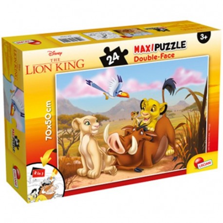 LISC. PUZZLE 24 MAXI LION KING  - 74105