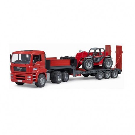 BRUDER MAN TGA BILICO CON MANITOU MLT 63