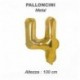 100CM PALLONCINO MYLAR ORO NUM. 4  -