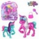 GIRL PONY C/ACC BL  - 701594