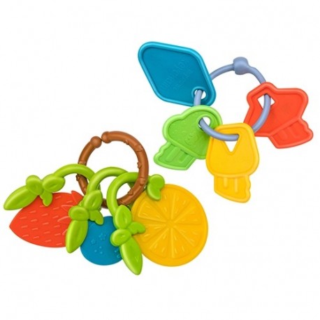 BABY SET MASSAGGIA GENGIVE CHIAVI/FRUTTA