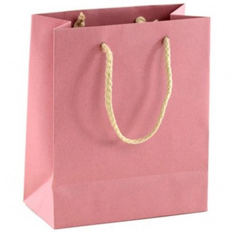 SHOPPER T/U 16X19+8CM ROSA -