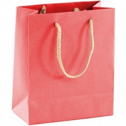 SHOPPER IN CARTA 22X29+10CM ROSSO -