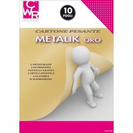 CARTONE METALLIK ORO 320GR 23X33