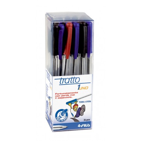 PENNE TRATTO 1 COLORE ASSORTITO 24PZ