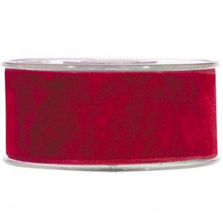 Nastro Raso mm40x50mt Rosso