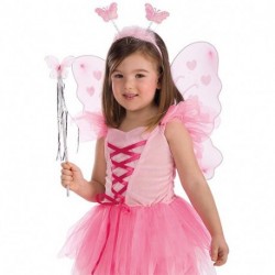 SET FARFALLA ROSA BIMBA  - 06796