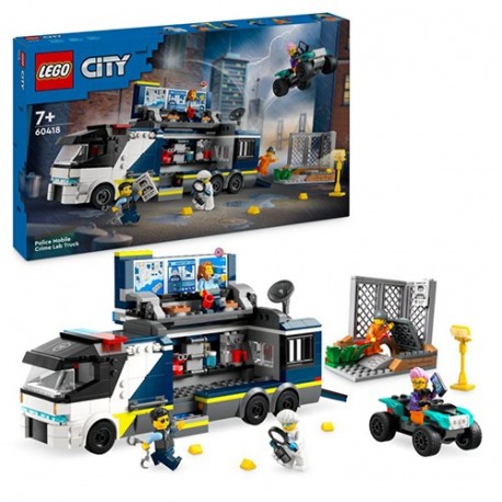 LEGO CITY POLICE CAMION LABORATORIO MOBI