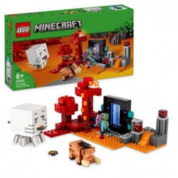 LEGO MINECRAFT AGGUATO NEL PORTALE DEL N