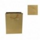 BUSTA REGALO METALL. 23X18X10CM ORO  -