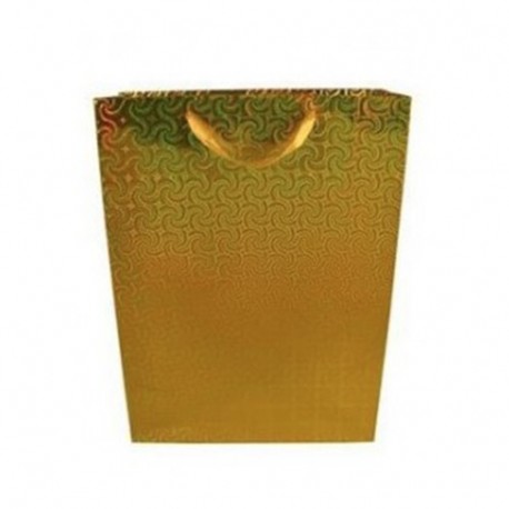 BUSTA REGALO SATINATA ORO CM42X30X12 R51