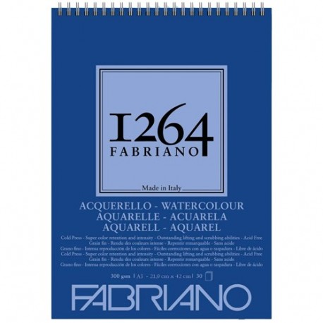 1264 BLOCCO FABRIANO ACQUERELLO A3 SPI.L