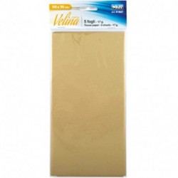 CARTA VELINA 50X70 ORO 5F. - 61887