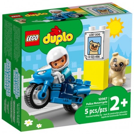 LEGO DUPLO MOTOCICLETTA DELLA POLIZIA  -