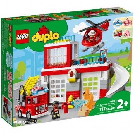 LEGO DUPLO CASERMA DEI POMPIERI ED ELICO