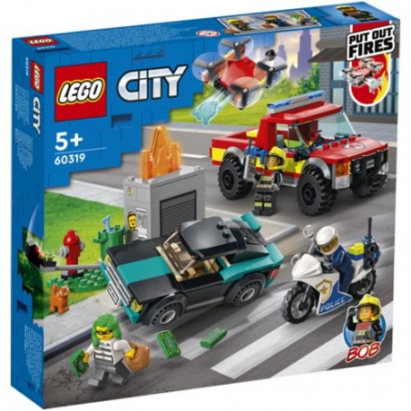 LEGO CITY SOCCORSO ANTINCENDIO E INSEGUI