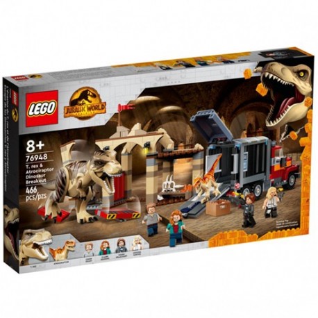 LEGO JURASSIC LA FUGA DEL T-REX E DEL