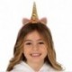 DIADEMA UNICORNO ORO PER BAMBINI  -