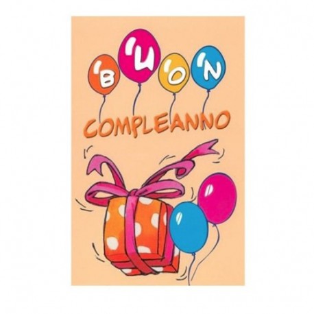 BIGLIETTO BUON COMPLEANNO "I MIGLIORI AN