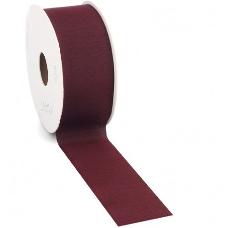 NASTRO DUPIONI 25MX40MM BORDEAUX  -