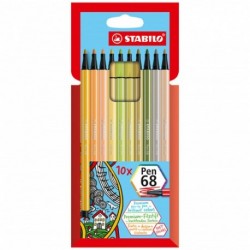 PENNARELLI STABILO PEN68 10PZ  - 6810-22