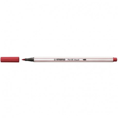 PENNARELLI STABILO PEN68 BRUSH ROSSO SCU