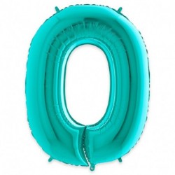 PALLONCINI MYLAR N°0 102CM ACQUA MARINA