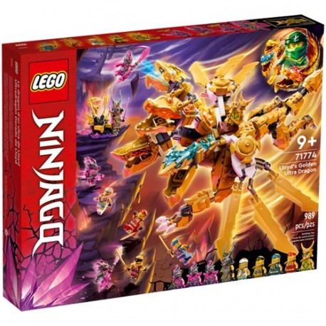 LEGO NINJAGO ULTRA DRAGO D'ORO DI LLOYD