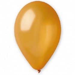 PALLONCINI MEDI METAL ORO 26CM 25PZ