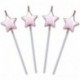 CANDELINE PICKS STELLE ROSA PERLA 13CM