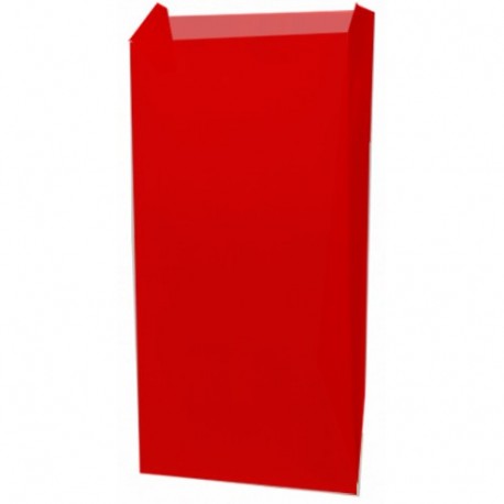 SACCHETTO PER ALIMENTI ROSSO L. 17X34CM-