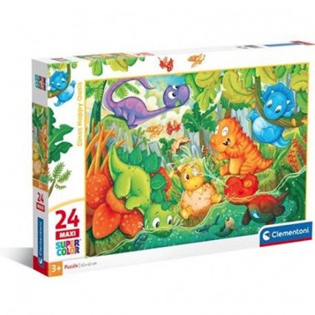 CLEM PUZZLE 24 MAXI NOLI DINOS HAPPY