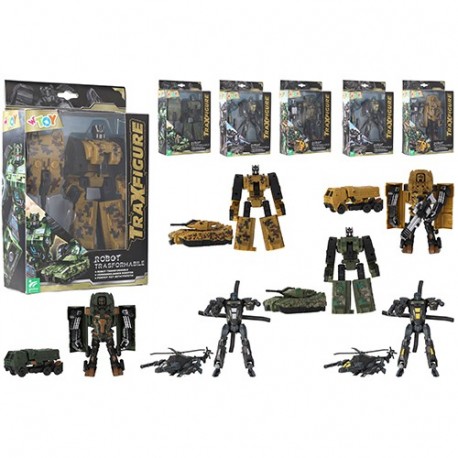 TRAXFIGURE ROBOT >VEICOLO MILITARE 6ASS