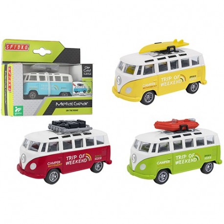 CARAVAN RETROCARICA DIE CAST C/ACCESSORI