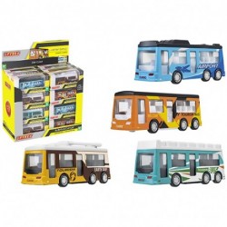 MINIBUS RETROCARICA DIE CAST 4 ASS 24PZ