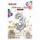 PALLONCINO MYLAR *3* ARGENTO 70CM  -