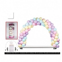 STRUTTURA ARCO PALLONCINI 360CM  -