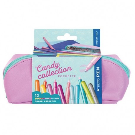 POCHETTE 12PZ  TRATTO PEN CANDY - F81350