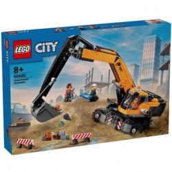 LEGO ESCAVATORE DA CANTIERE GIALLO